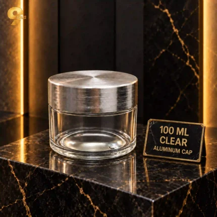 100g clear glass jar | برطمان زجاجي