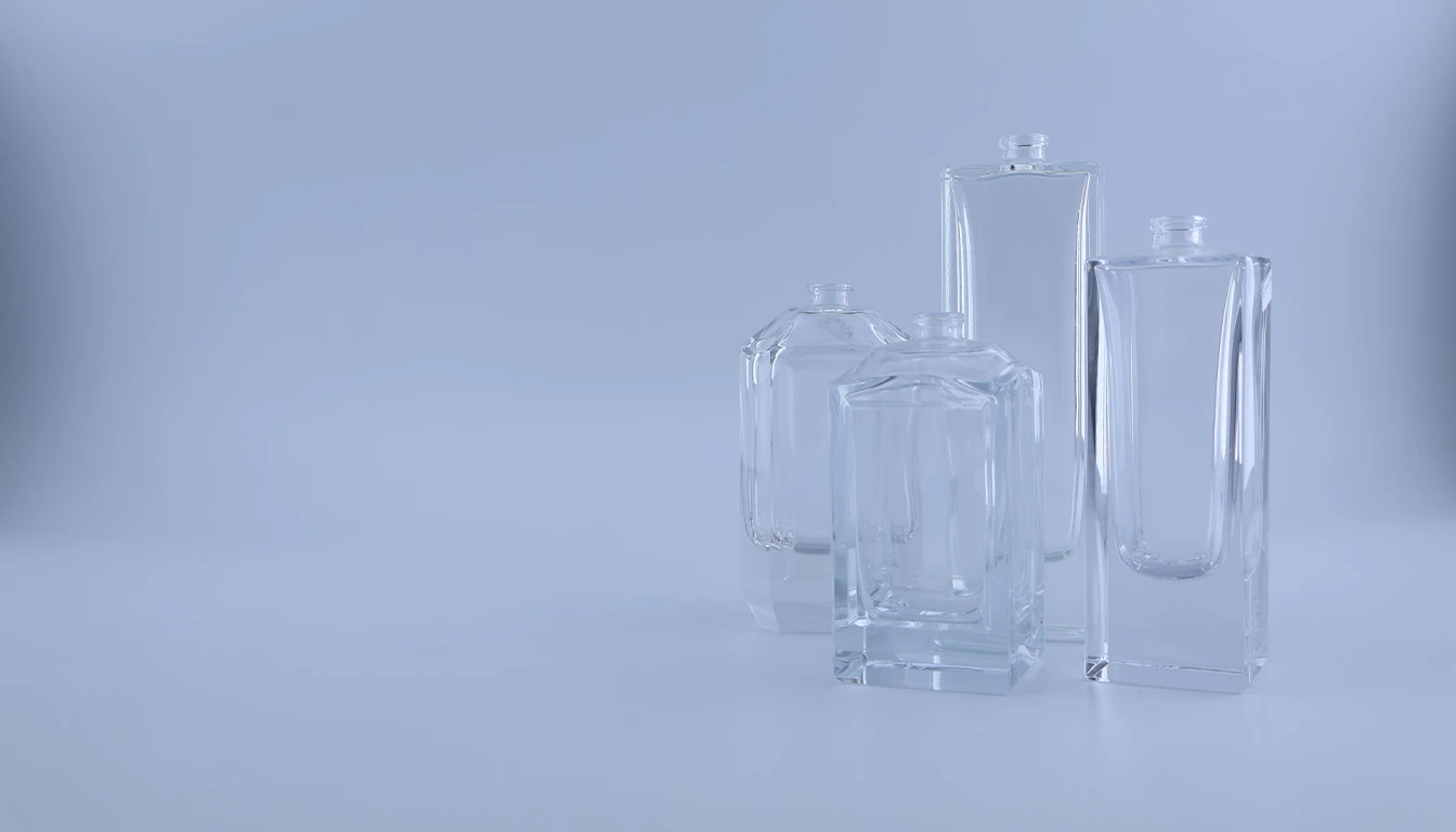 Empty perfume bottles Empty perfume polished bottles