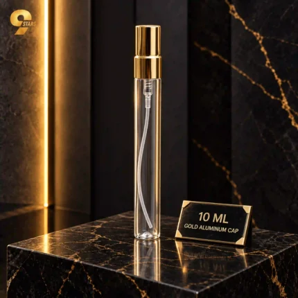 10ML Aluminuim Gold Cap