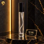 10 ML Glass Bottle Black Cap