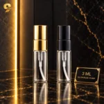 NS-3100 3 ml glass tester bottles with aluminum pumps
