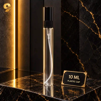 10ML Plastic Black Cap